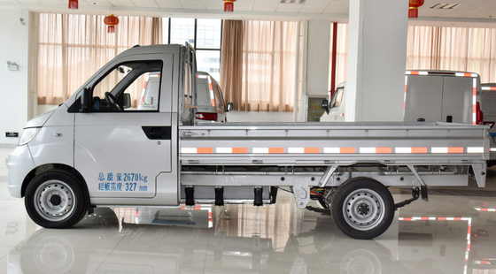 1-2 de Elektrische Vrachtwagen van Ton Loading Capacity EV met Omheining Cargo Box