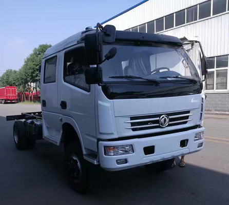 85KM/h van de diesel Offroad Dubbele de Rijomheining Cargo Truck Ladingsvrachtwagen 4x4