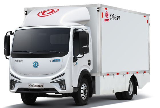 Elektrische Van Truck With Long Endurance Afstand in mijlen 350km van DONGFENG 6000kg GVW