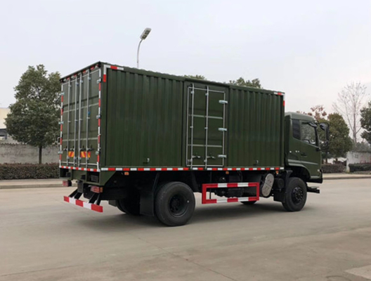 Vlakke van de de Ladingsvrachtwagen 154kw Dongfeng van de Dakcabine Offroad de Ladingsvrachtwagen