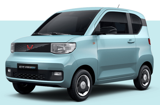 Elektrische auto's HONGGUANG Minisuv 120~170KM drijf minievauto's van waaierwuling