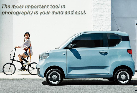 Elektrische auto's HONGGUANG Minisuv 120~170KM drijf minievauto's van waaierwuling